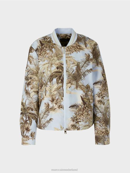 kleding licht poederblauw 464J275 \"rethink Together\" outdoorjas Marc Cain