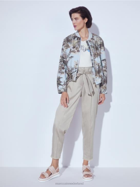 kleding licht poederblauw 464J275 \"rethink Together\" outdoorjas Marc Cain