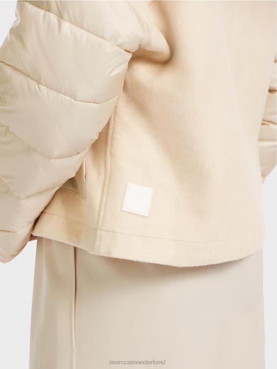 kleding lichte steen 464J261 outdoorjas met 3m isolatie Marc Cain