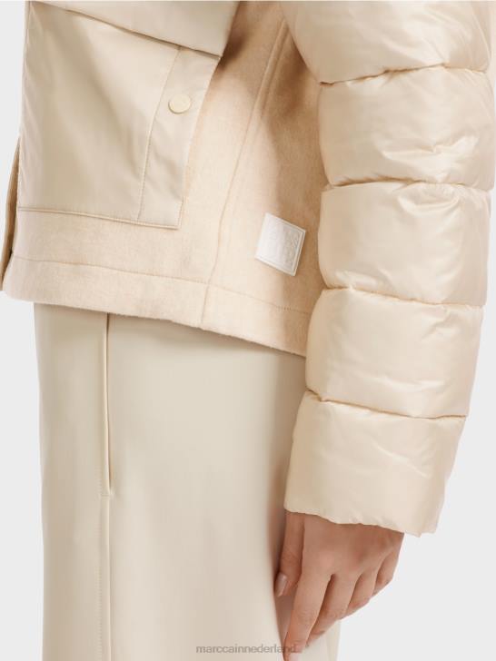 kleding lichte steen 464J261 outdoorjas met 3m isolatie Marc Cain