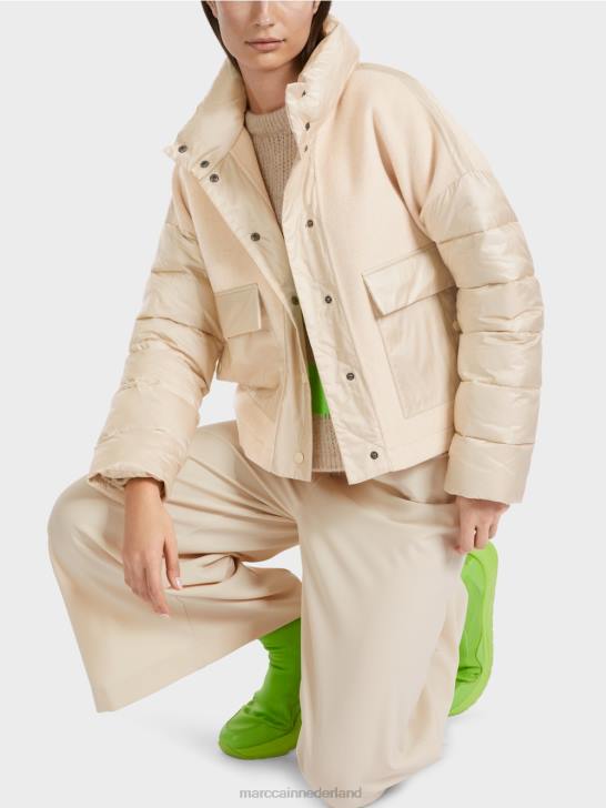 kleding lichte steen 464J261 outdoorjas met 3m isolatie Marc Cain