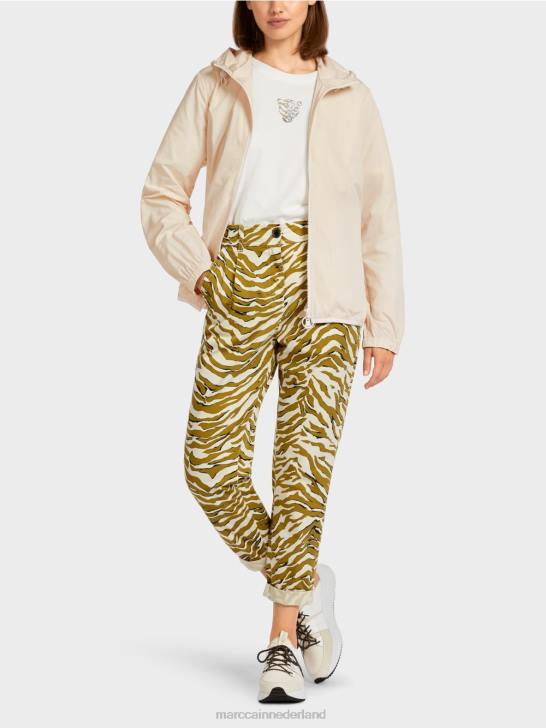 kleding poeder crème 464J278 lichtgewicht outdoorjack met capuchon Marc Cain