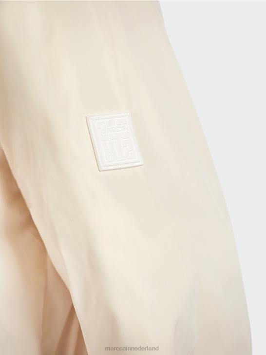 kleding poeder crème 464J278 lichtgewicht outdoorjack met capuchon Marc Cain