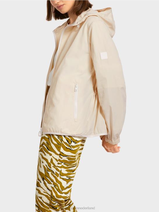 kleding poeder crème 464J278 lichtgewicht outdoorjack met capuchon Marc Cain