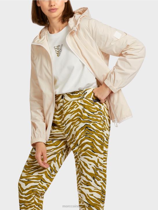 kleding poeder crème 464J278 lichtgewicht outdoorjack met capuchon Marc Cain