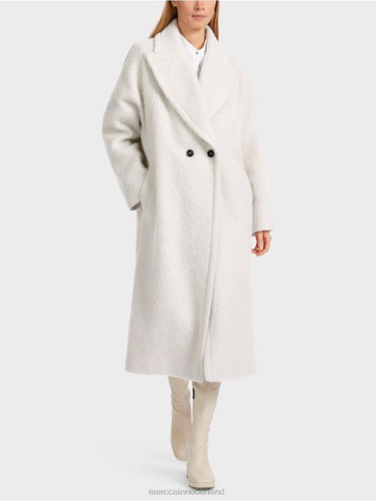 kleding rook 464J232 jas in oversized look Marc Cain