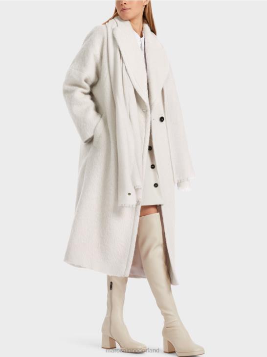 kleding rook 464J232 jas in oversized look Marc Cain