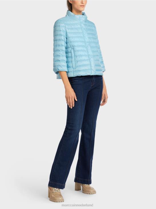 kleding sfeervol blauw 464J301 "rethink Together" gewatteerd jack Marc Cain