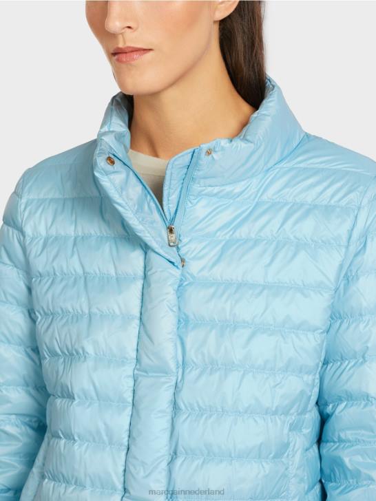 kleding sfeervol blauw 464J301 \"rethink Together\" gewatteerd jack Marc Cain