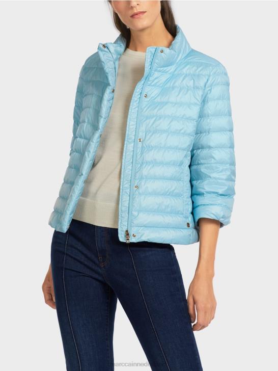 kleding sfeervol blauw 464J301 \"rethink Together\" gewatteerd jack Marc Cain