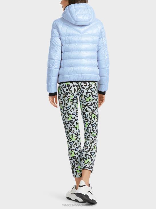 kleding zacht poederblauw 464J257 \"rethink Together\" outdoorjas Marc Cain