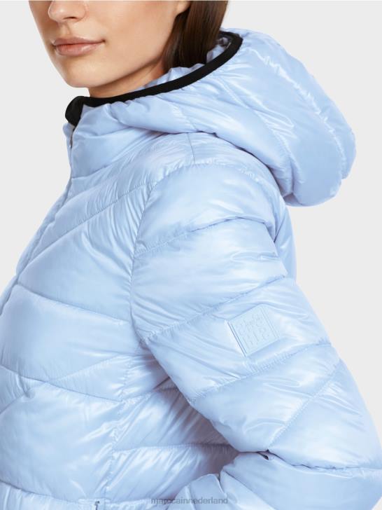 kleding zacht poederblauw 464J257 \"rethink Together\" outdoorjas Marc Cain