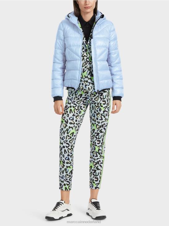 kleding zacht poederblauw 464J257 \"rethink Together\" outdoorjas Marc Cain