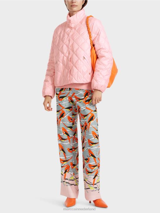 kleding zacht poederroze 464J268 "rethink Together" outdoorjas Marc Cain