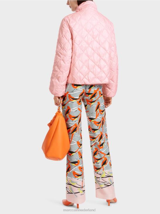 kleding zacht poederroze 464J268 \"rethink Together\" outdoorjas Marc Cain
