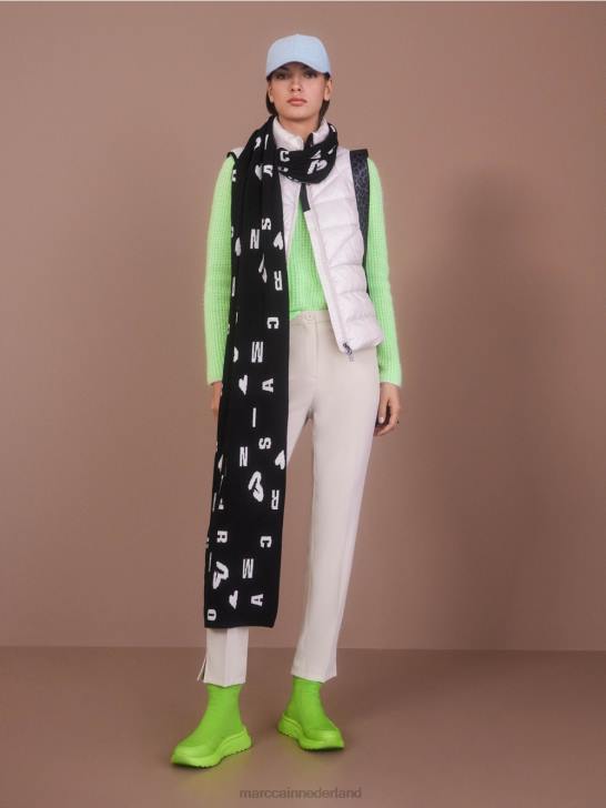 kleding zachte maansteen 464J263 \"rethink Together\" gewatteerd gilet Marc Cain