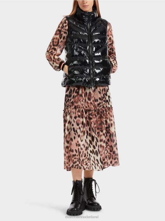 kleding zwart 464J237 gewatteerd gilet met 3m thinsulate Marc Cain