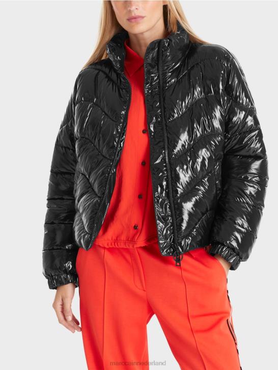 kleding zwart 464J243 gewatteerde jas met 3m thinsulate Marc Cain