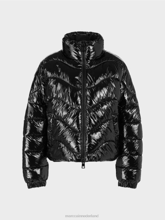 kleding zwart 464J243 gewatteerde jas met 3m thinsulate Marc Cain