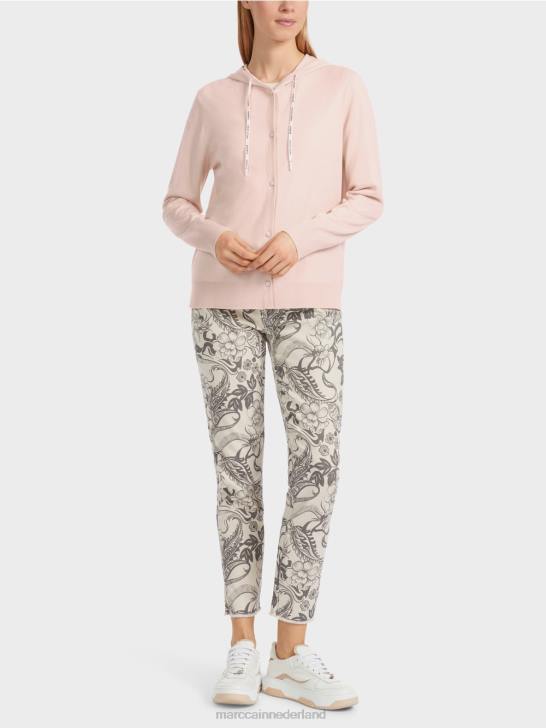 kleding Amandelbloesem 464J307 rethink Together' fijngebreid vest Marc Cain