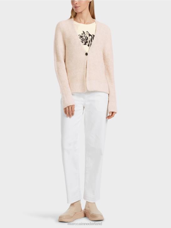 kleding amandelmelk 464J315 vest 100% gemaakt in Duitsland Marc Cain