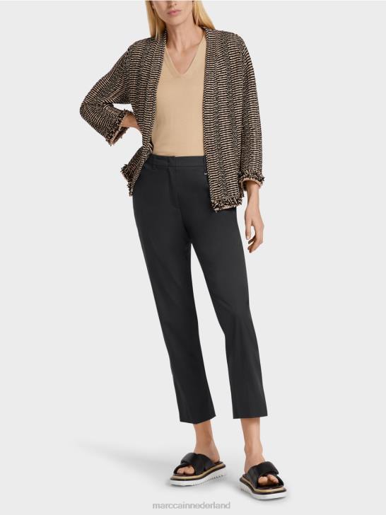 kleding diep zand 464J380 "rethink samen" vest Marc Cain