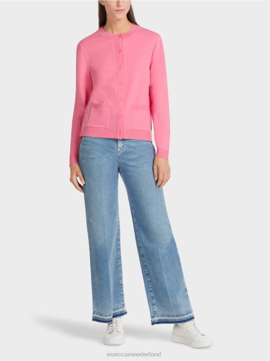 kleding fel roze 464J448 "rethink samen" vest Marc Cain