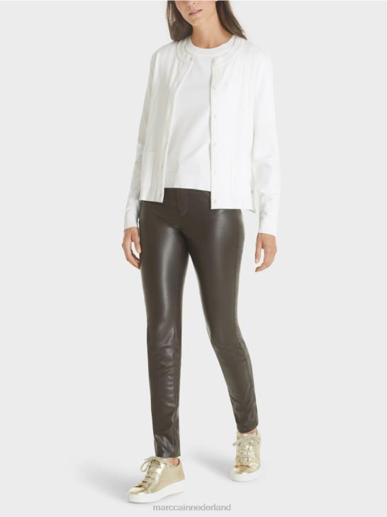 kleding gebroken wit 464J452 vest "samen heroverwegen" Marc Cain