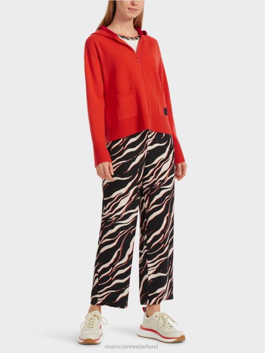 kleding kampari 464J314 dubbelzijdig jack met capuchon Marc Cain