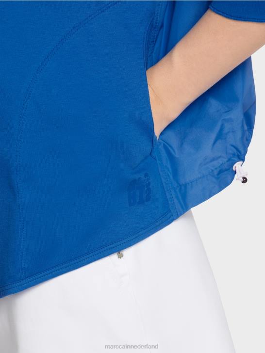 kleding nieuwe parachutist 464J364 casual jasje gemaakt van een stofmix Marc Cain