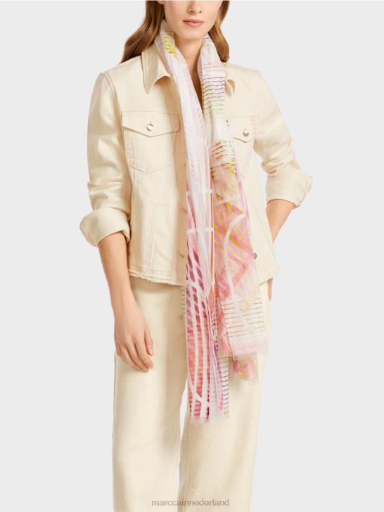 kleding zacht linnen 464J370 Jack met \'rethink Together\'-print Marc Cain