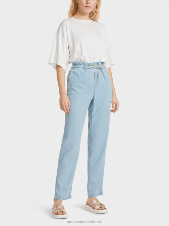 kleding babyblauw 464J797 Rivera jeans "rethink Together". Marc Cain