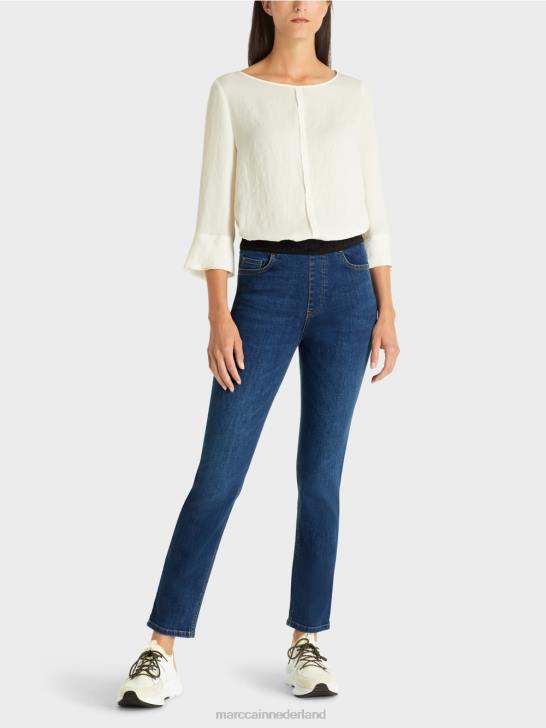 kleding blauwe denim 464J821 siena jeans "rethink Together". Marc Cain