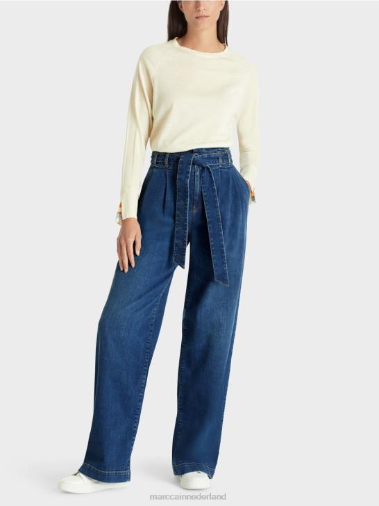 kleding blauwe denim 464J828 wilna jeans "rethink Together". Marc Cain