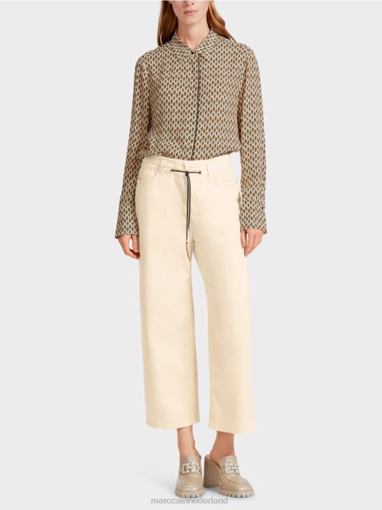 kleding crème 464J792 "rethink Together" five-pocket-jeans Marc Cain