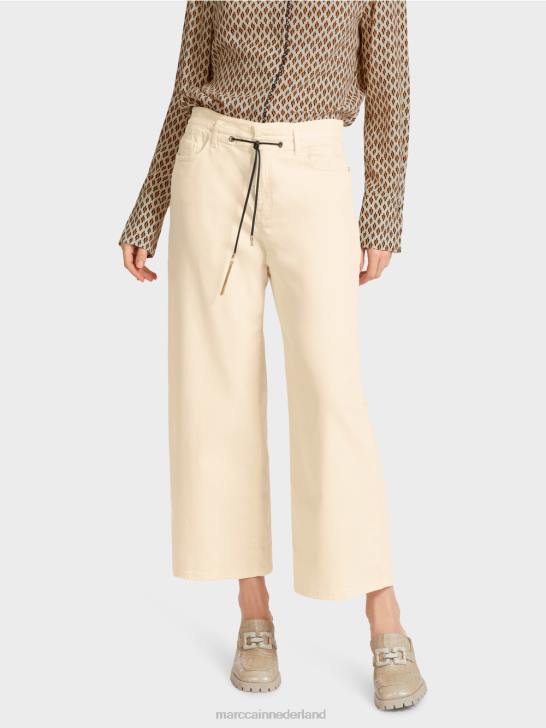 kleding crème 464J792 \"rethink Together\" five-pocket-jeans Marc Cain