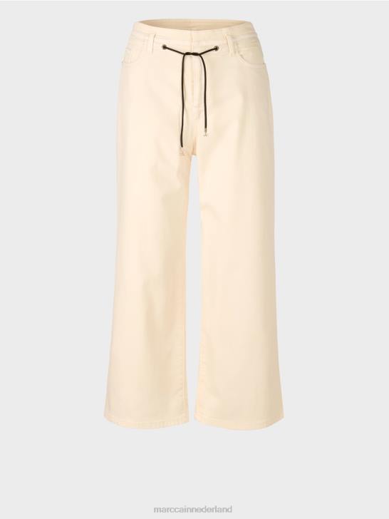 kleding crème 464J792 \"rethink Together\" five-pocket-jeans Marc Cain