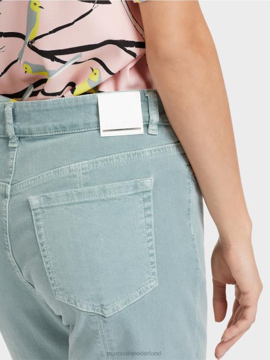 kleding donker hemelsblauw 464J790 \"Samen heroverwegen\" broek forli Marc Cain