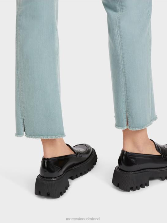 kleding donker hemelsblauw 464J790 \"Samen heroverwegen\" broek forli Marc Cain