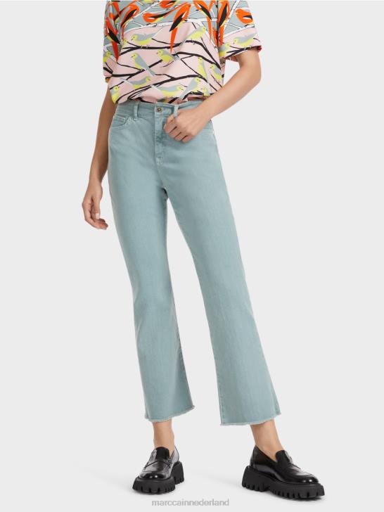 kleding donker hemelsblauw 464J790 \"Samen heroverwegen\" broek forli Marc Cain