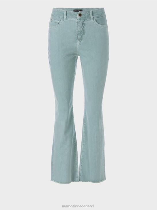 kleding donker hemelsblauw 464J790 \"Samen heroverwegen\" broek forli Marc Cain