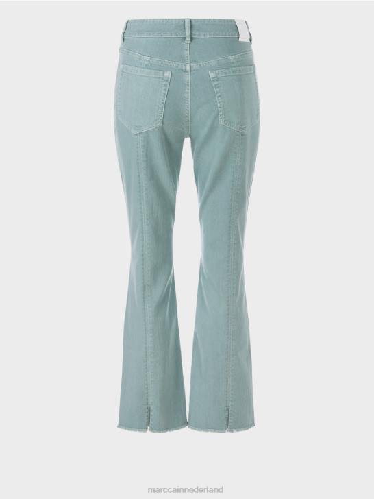 kleding donker hemelsblauw 464J790 \"Samen heroverwegen\" broek forli Marc Cain