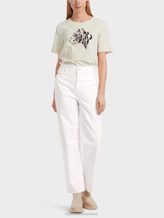 kleding gebroken wit 464J753 wuhai "samen heroverwegen" jeans Marc Cain