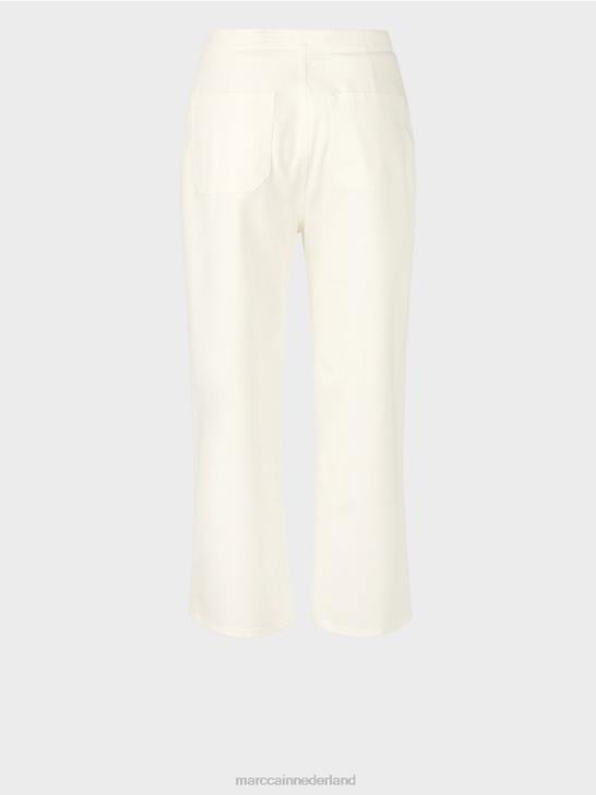 kleding gebroken wit 464J795 \"rethink Together\" five-pocket-jeans Marc Cain