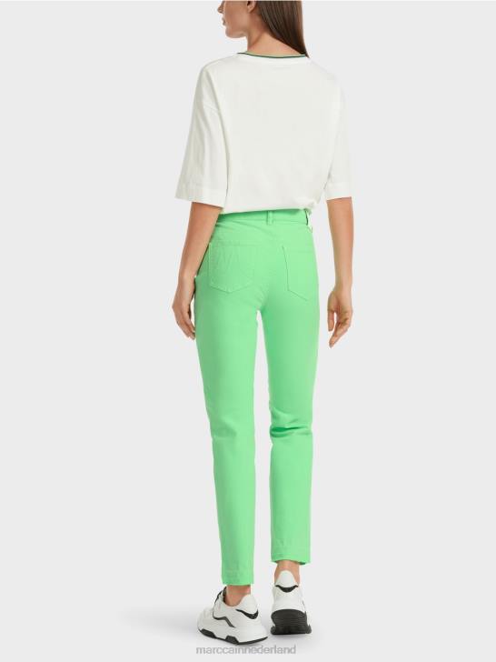 kleding helder schokkend groen 464J758 \"Samen heroverwegen\" jeans silea Marc Cain