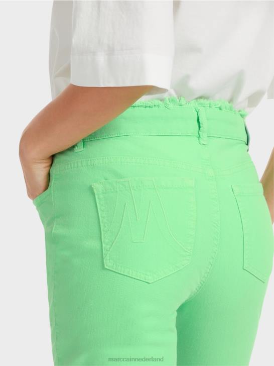 kleding helder schokkend groen 464J758 \"Samen heroverwegen\" jeans silea Marc Cain