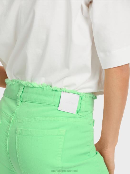 kleding helder schokkend groen 464J758 \"Samen heroverwegen\" jeans silea Marc Cain