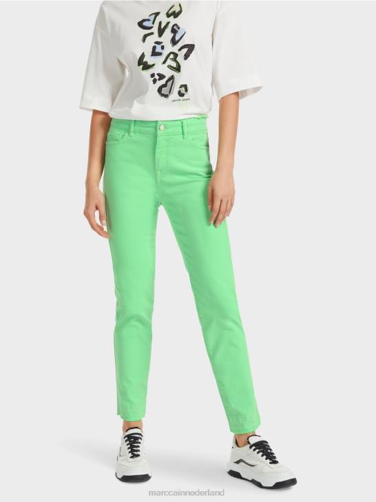 kleding helder schokkend groen 464J758 \"Samen heroverwegen\" jeans silea Marc Cain