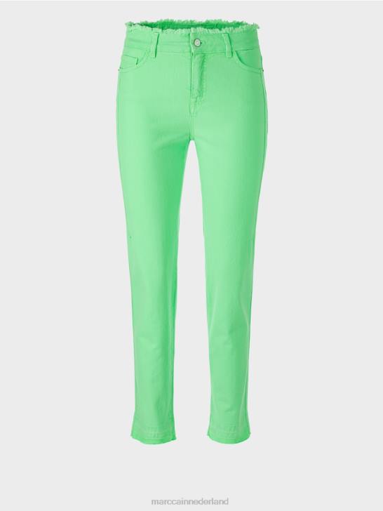 kleding helder schokkend groen 464J758 \"Samen heroverwegen\" jeans silea Marc Cain