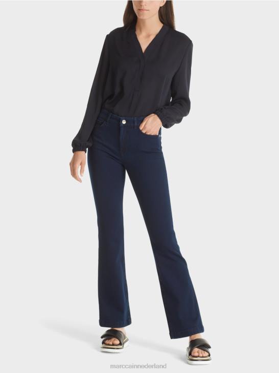 kleding middernacht blauw 464J765 Faro "samen heroverwegen" jeans Marc Cain